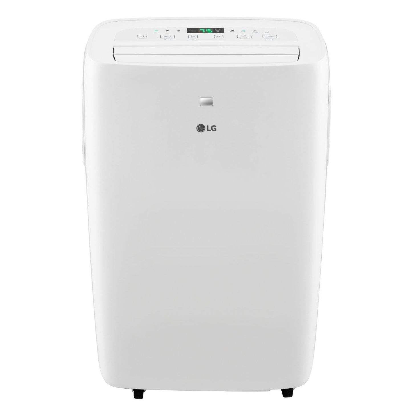 LG 6000 BTU portable AC, quiet operation, 250 sq ft cooling, remote control included.
