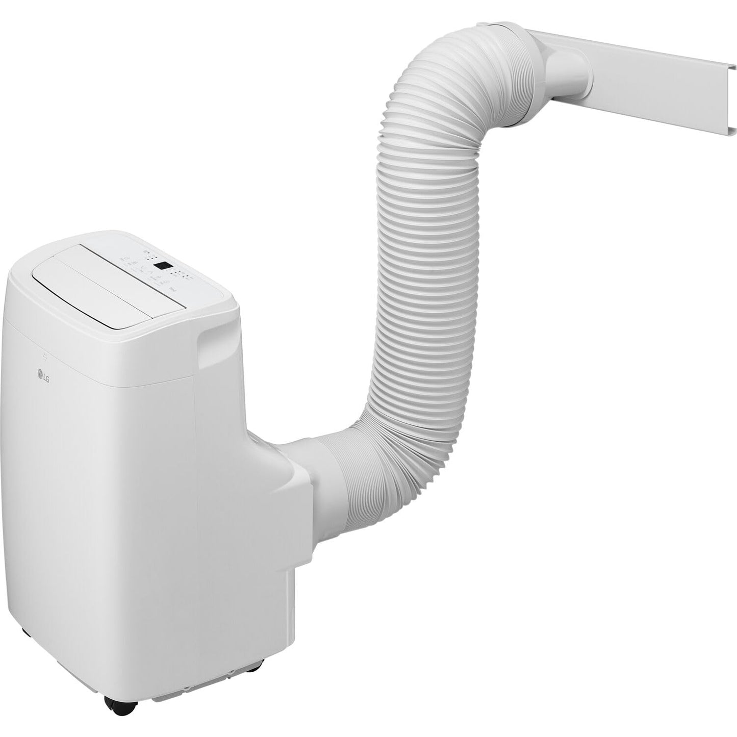 LG 7300 BTU smart portable air conditioner, 300 sq ft cooling, WiFi + ThinQ + Alexa/Google support.