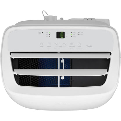 LG 7300 BTU smart portable air conditioner, 300 sq ft cooling, WiFi + ThinQ + Alexa/Google support.